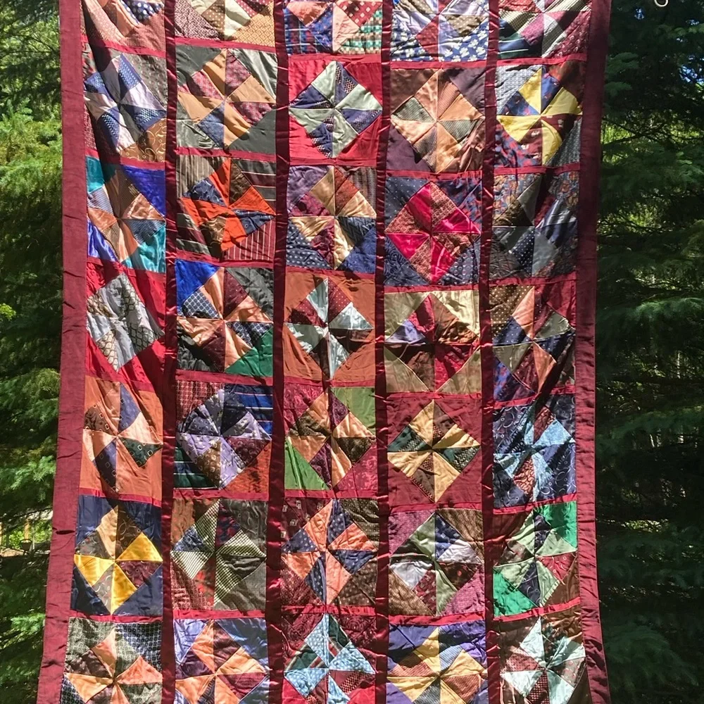 Quilt beautiful colors and patterns handmade